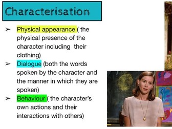 Descriptive Writing: Lesson 10 [Characterisation]