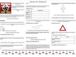 BBC History File - Germany - Ep.3 The Master Race - Supporting Worksheet