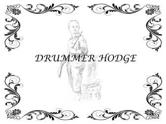 Victorian Poets - Drummer Hodge by Thomas Hardy