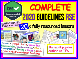 Relationships + Sex Education PSHE RSE