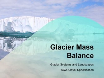 AQA A-Level Geography Glaciers: L6 Glacier Mass Balance