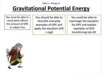 AQA GCSE Energy - Gravitational Potential Energy