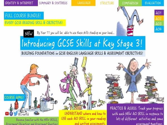 Building Foundations At Key Stage 3 In NEW English GCSE Skills 5 X WEEK ...