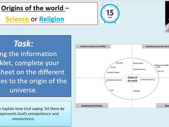 Origins of the Universe
