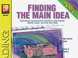 Finding the Main Idea: Specific Skills Series