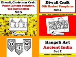 Diwali Art and Craft Project and Bulletin Board Display Bundle