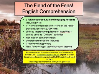 11+ English Comprehension Lessons