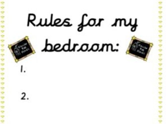 Bedroom rules