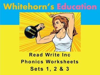 Speed Sounds - Set 1, 2, 3 - Phonics Worksheets - Read Write Inc