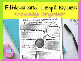 Ethical and Legal Issues Knowledge Organiser