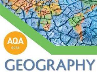 9 mark exam answer template writing frame EVALUATE AQA Geography GCSE