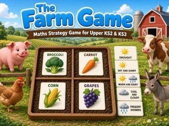 The Farm Game: A Whole Class Maths Game KS2 KS3
