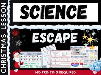 Christmas Science Quiz Escape