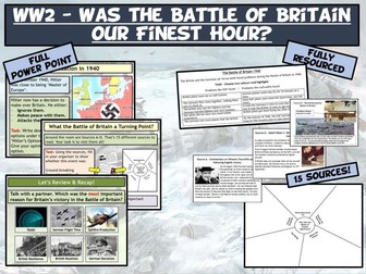 WW2 - Was the Battle of Britain Our 'Finest Hour'?
