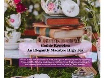 Gothic High Tea - Creative Writing booklet