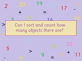 KS1 Maths Counting and Sorting Objects