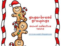 Collective Nouns - Gingerbread Grouping