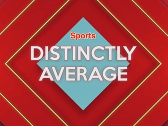 Distinctly Average Sports Quiz