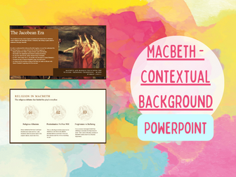 Macbeth - Contextual Background, PowerPoint