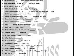 Do versus Make 1 Page BW Worksheet