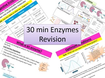 GCSE Bio-Enzymes in 30 mins