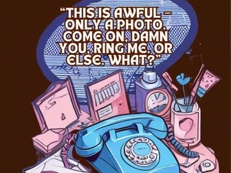 'Dusting the Phone' Quotation Poster New Eduqas Anthology