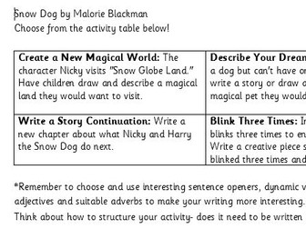 Snowdog Malorie Blackman