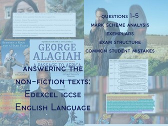 Answering the non-fiction texts | IGCSE