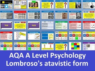 Biological explanation - Atavistic form - AQA A Level Psychology (Forensic Psychology)