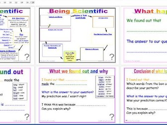 Being Scientific: Working Scientifically in Enquiry and Investigation - Analysing editable