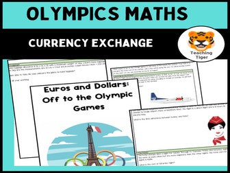 Olympics Math: Currency Exchange Worksheet