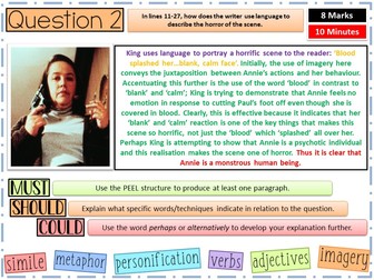 AQA English Language Paper 1, Section A Question 1-4