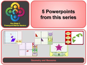 KS3 Maths Mental Starters: Geometry and Measures - Transformations