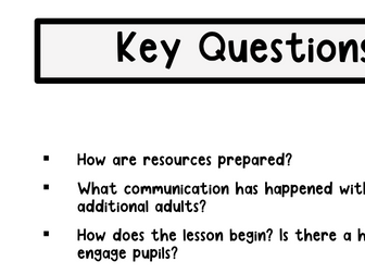 Student/ ECT Observation Questions