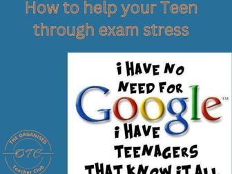 How to help your Teen through the exam period