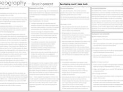 Geography B Edexcel 9-1 - Development