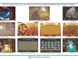 Have, Do, Like-Favorites Bat Crazy Interactive English PowerPoint Game