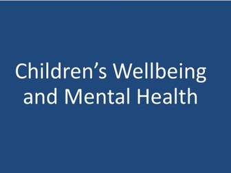 Wellbeing for Children - health and social care