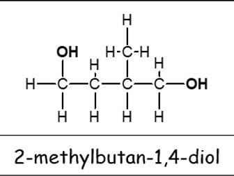 Alcohols & Carboxylic Acids Card Sort