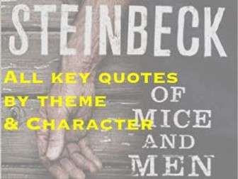 Of Mice & Men Quotes by Theme &Character