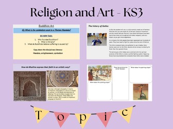 KS3: Religion and Art (Topic) - 6 Lessons
