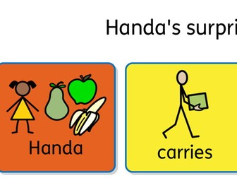 Handa's surprise colourful semantics