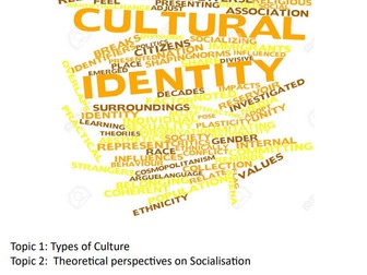 AQA Sociology Culture & Identity Booklet
