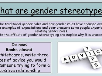 What are gender stereotypes?