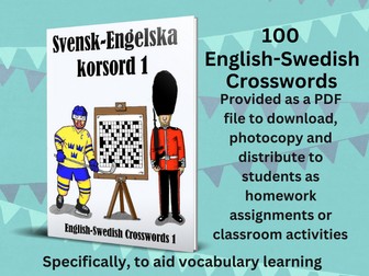 One Hundred Swedish English Crosswords