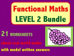 Functional Maths Level 2 Bundle