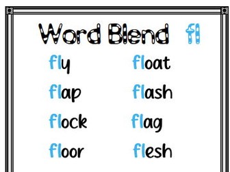 WORD BLEND POSTER