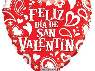 Valentine's day Spanish lesson.