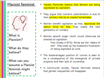 Introduction to feminist perspective
