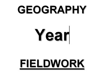 school grounds geography skills project fieldwork map data statistics 1-9 (8-10 lessons)